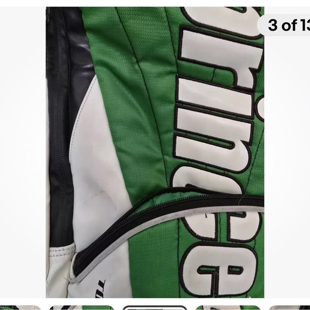 Prince Green and White Sports Bag